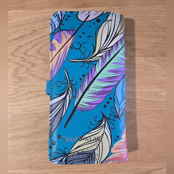 Colorful Feather Pattern Wallet - Picture 4 of 4